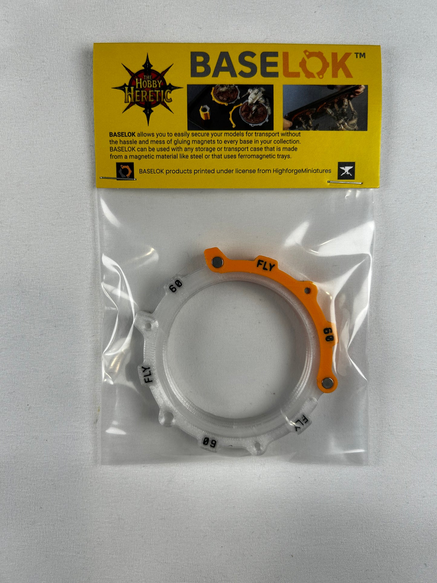 BaseLok Round Fly 60mm (3 pack)