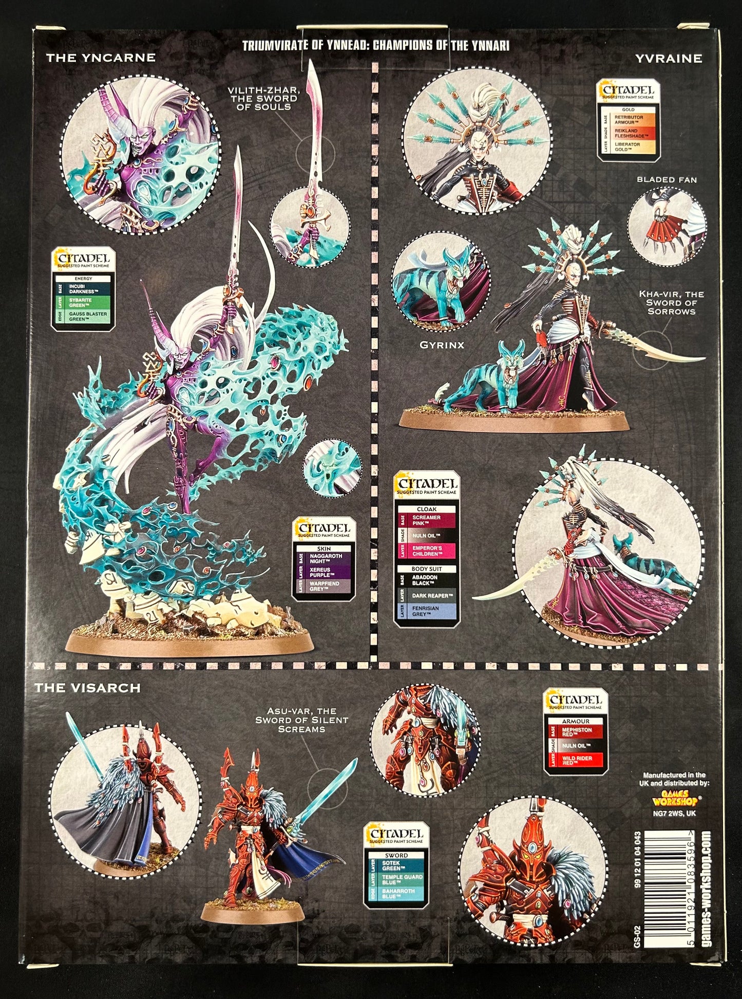 Ynnari Triumvirate of Ynnead -The Yncarne, Yvraine and The Visarch - A Gathering Storm II (Rare, OOP)