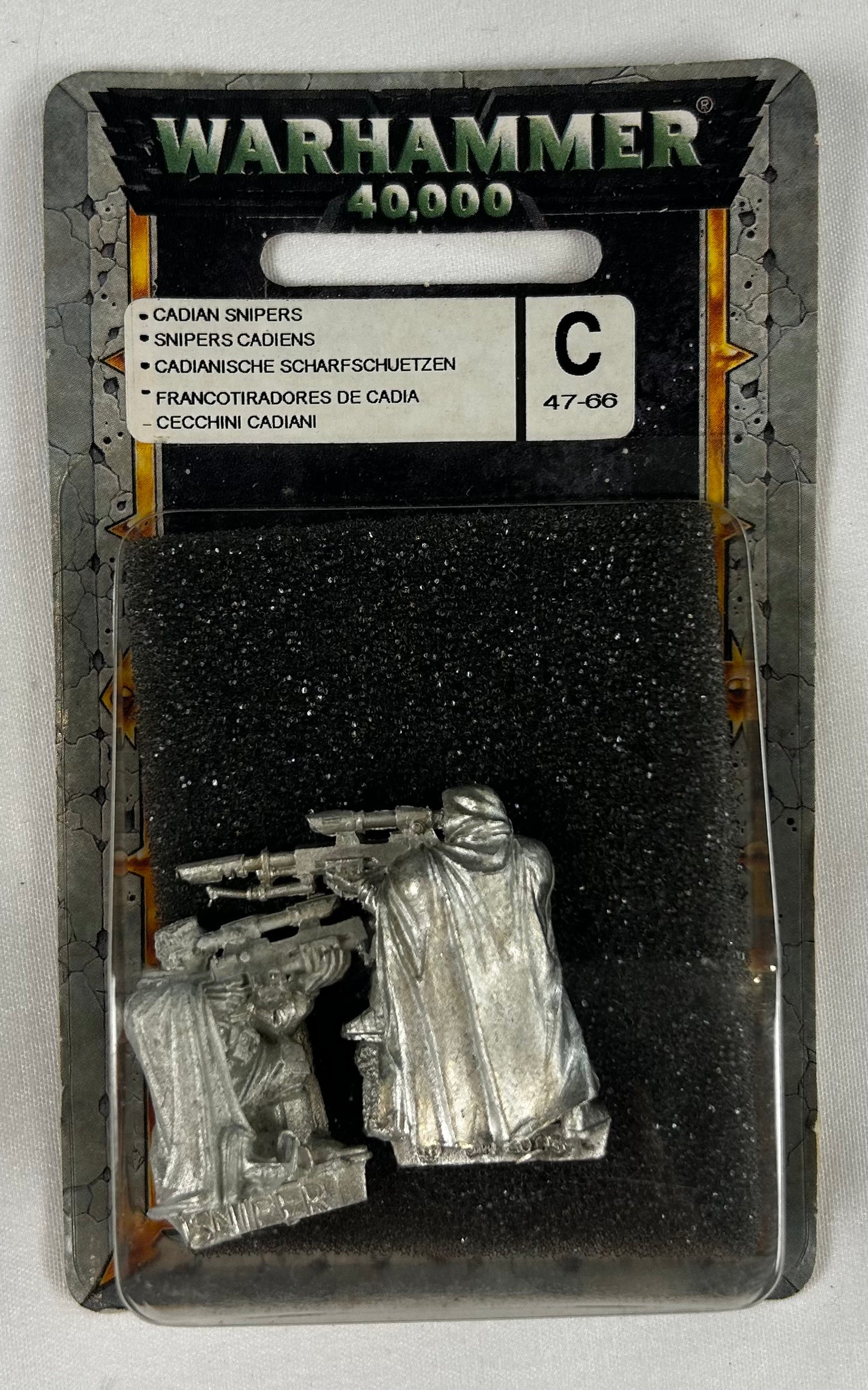 Imperial Guard Cadian Snipers C (Rare OOP Metal)