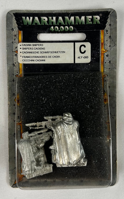 Imperial Guard Cadian Snipers C (Rare OOP Metal)