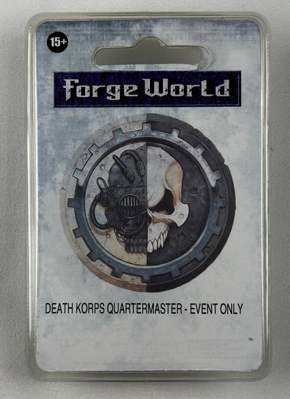 Forge World Imperial Guard Death Korp Quartermaster (Rare Metal OOP Limited Edition Event Only)