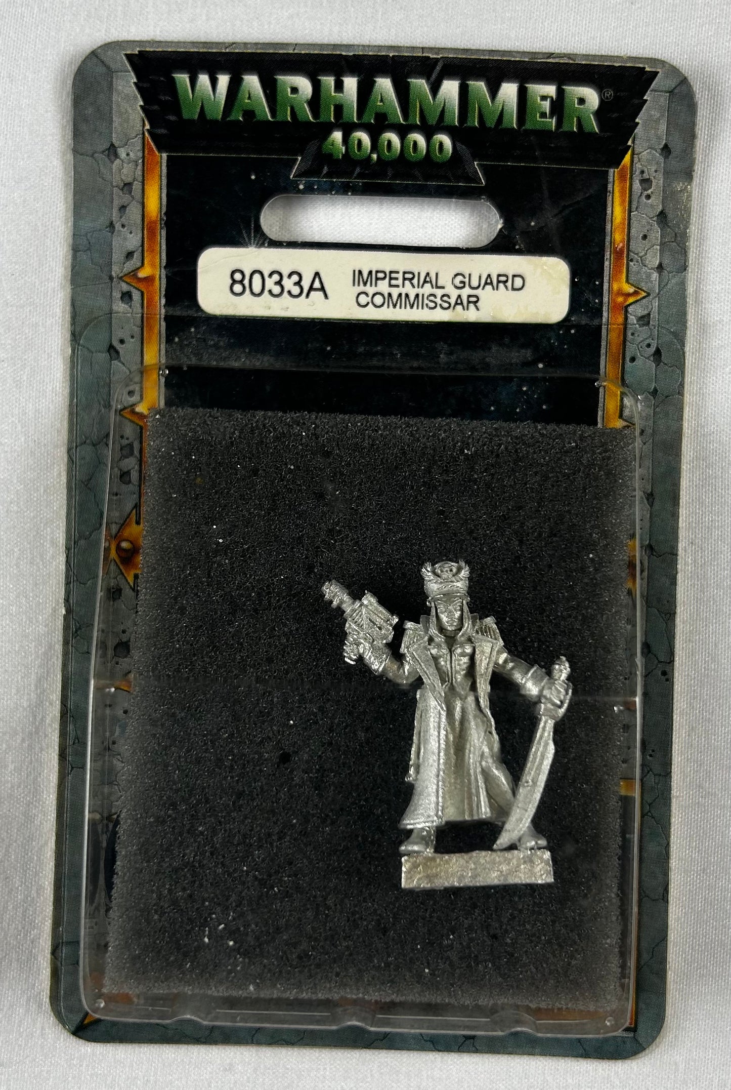 Imperial Guard Female Commisar (GamesDay 1998, Rare Metal OOP)