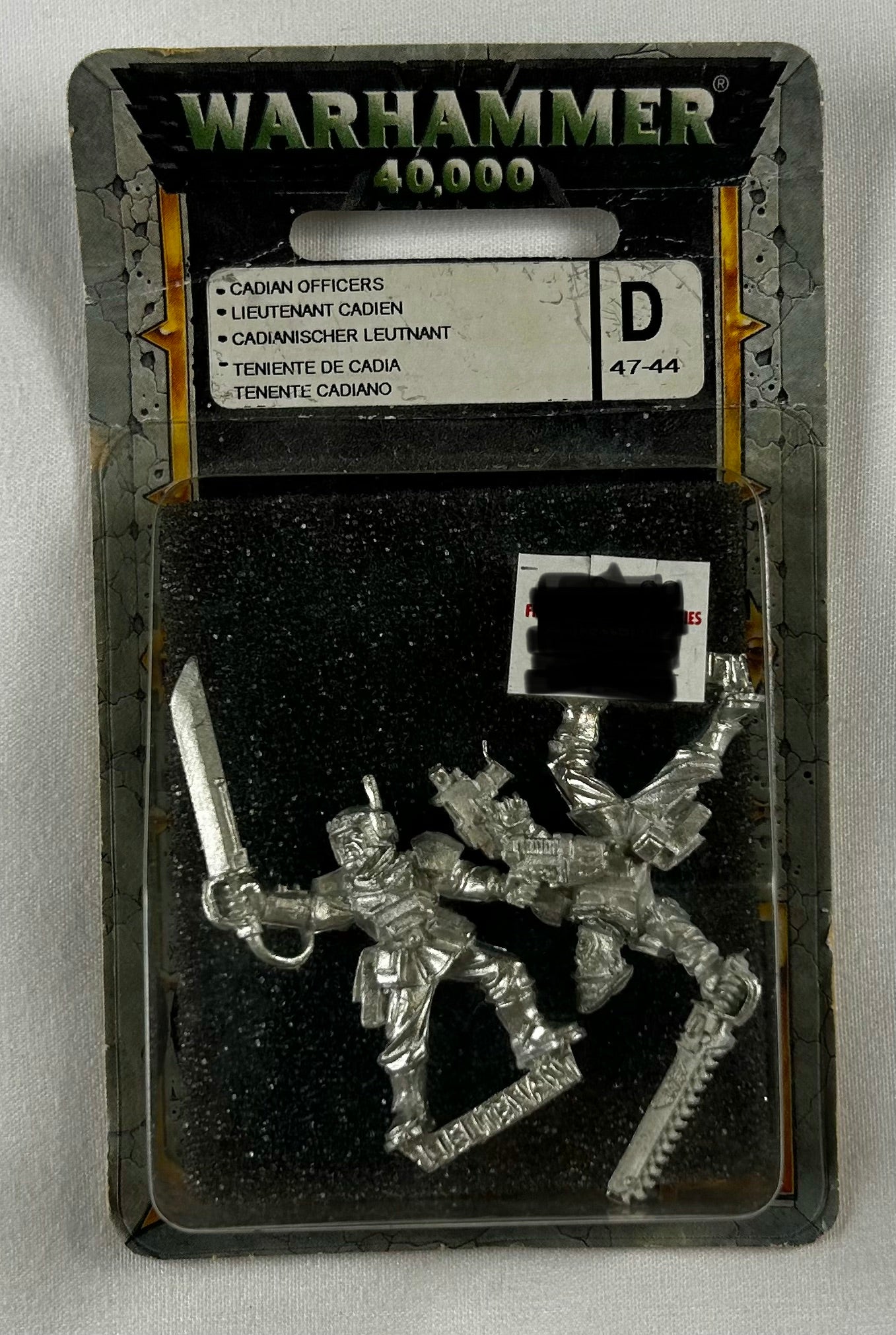 Imperial Guard Cadian Officers (Rare OOP Metal) (Copy)
