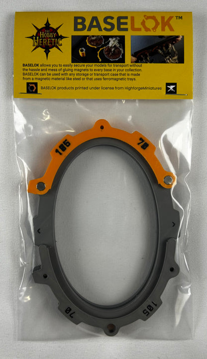 BaseLok Oval 105mm x 70mm (2 Pack)
