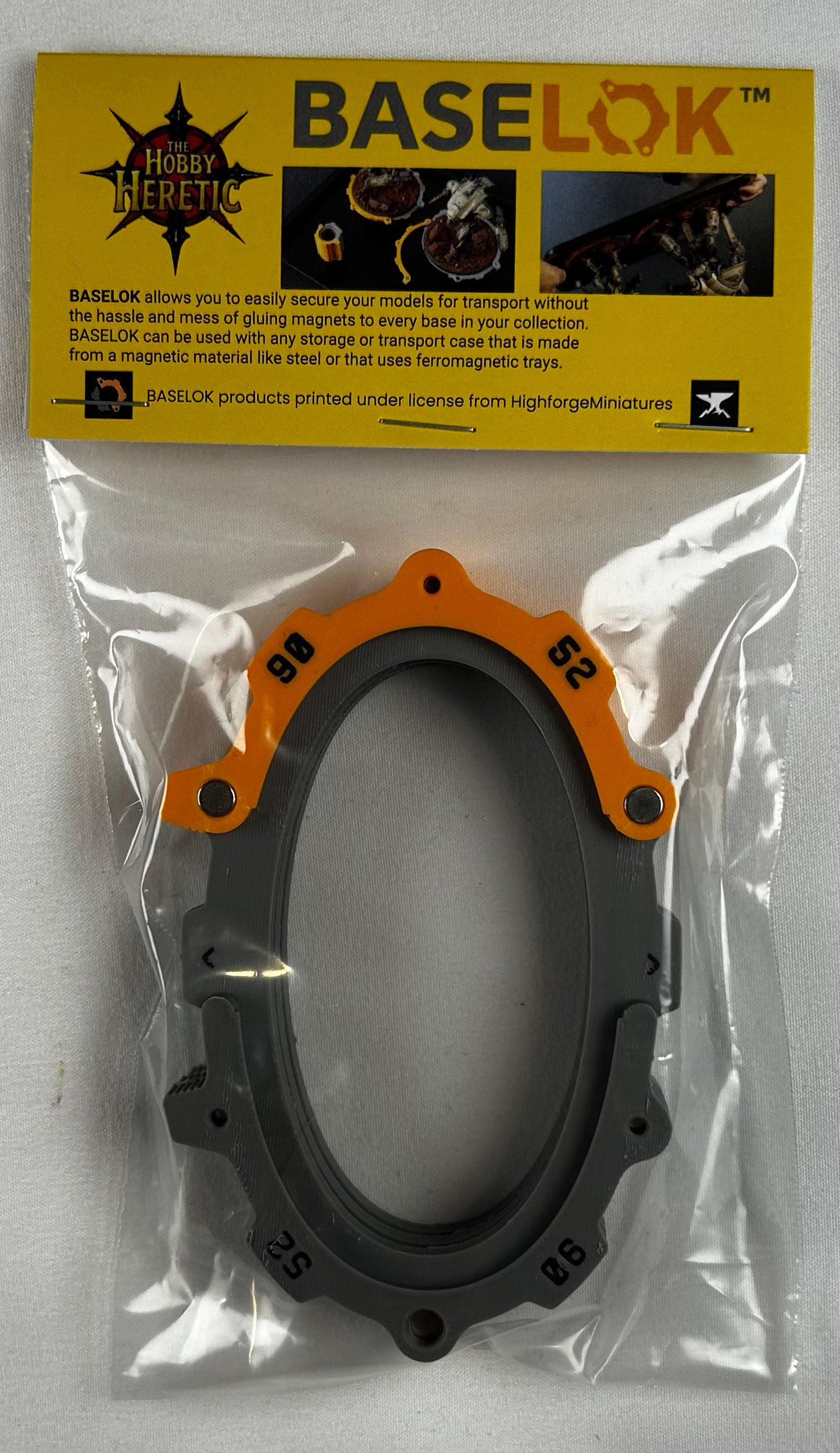 BaseLok Oval 90mm x 52mm (3 Pack)