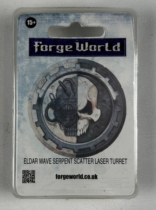 Aeldari Forge World Wave Serpent Turret with Scatter Lasers (Resin, OOP, Rare)