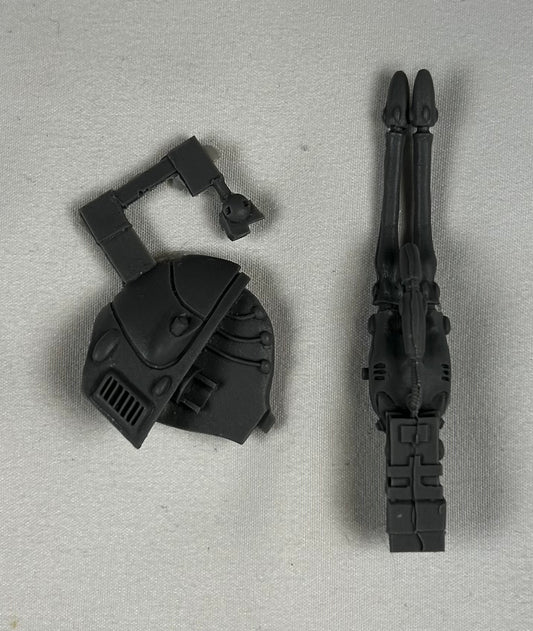 Aeldari Wave Serpent Turret with Bright Lances (Resin, OOP, Rare)
