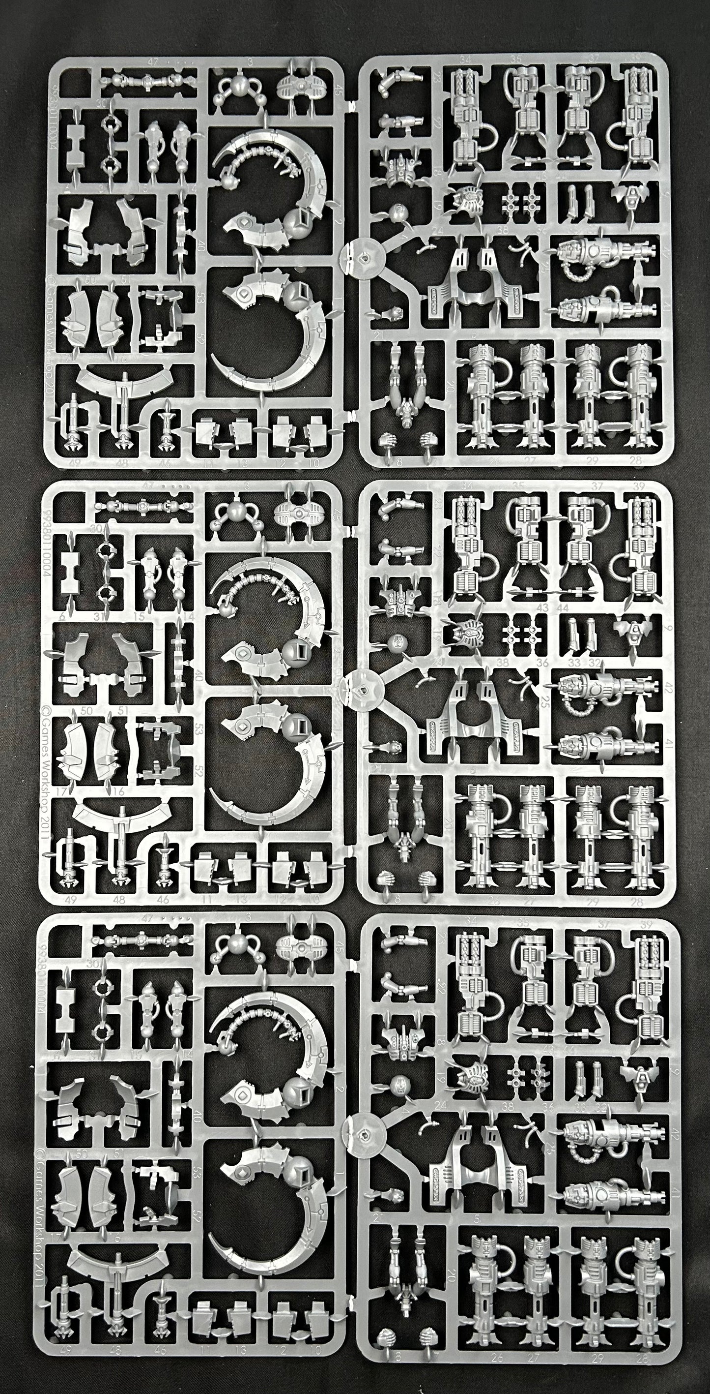 Necron Tomb Blades (No box or waterslide transfers)