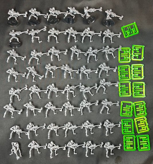 Necron Warriors Lot - 48 models! (OOP Plastic)