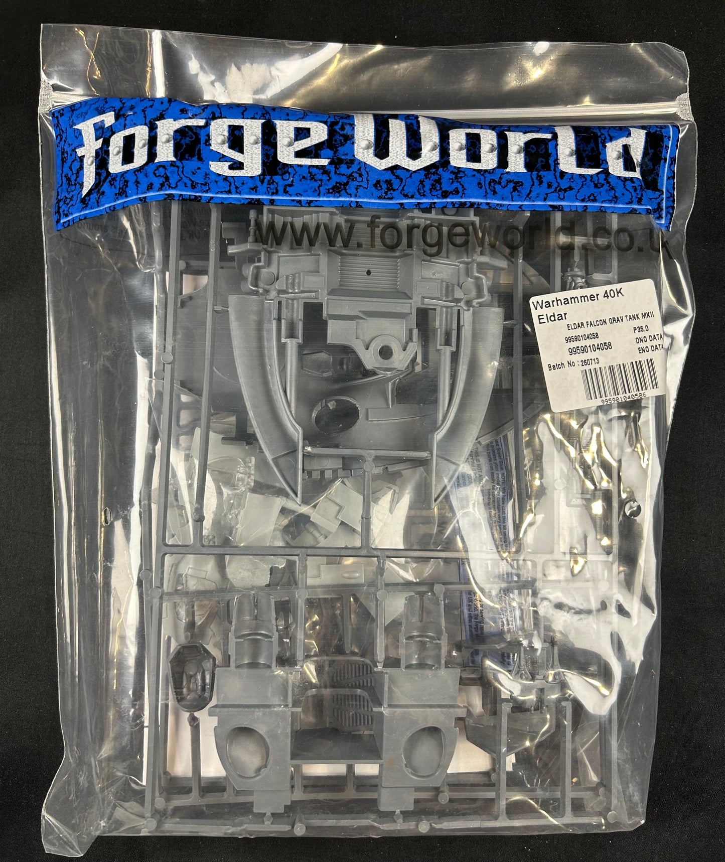 Aeldari Forge World Falcon Type II Vehicle + Conversion Kit (Resin, OOP, Rare)