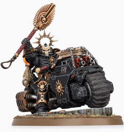 Space Marine Primaris Chaplain on Bike