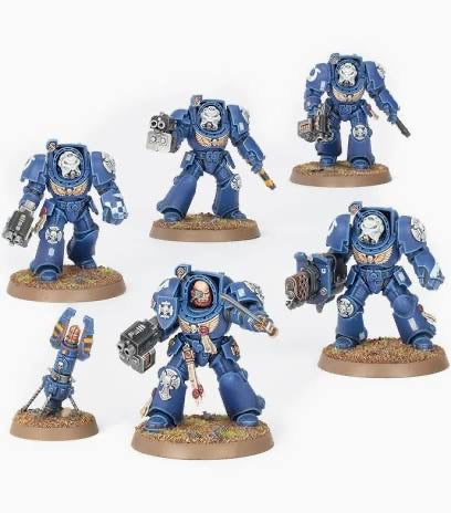 Space Marine Terminator Squad Easy-to-Build (10th Ed)