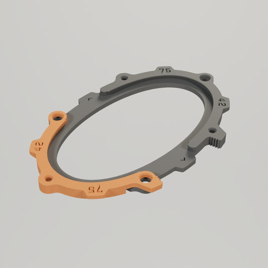 BaseLok Oval 75mm x 42mm (5 Pack)