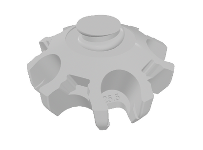 Porcupaint MAX 25.5mm Paint Holder with Removable Texture Swatches