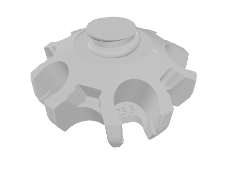 Porcupaint MAX 25.5mm Paint Holder with Removable Texture Swatches