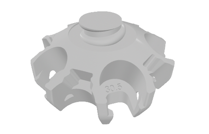 Porcupaint MAX 30.5mm Paint Holder with Removable Texture Swatches